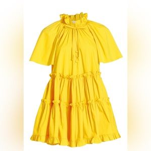 CHARINA SARTE - Mila Tunic Dress In Mango - size small - NWT.